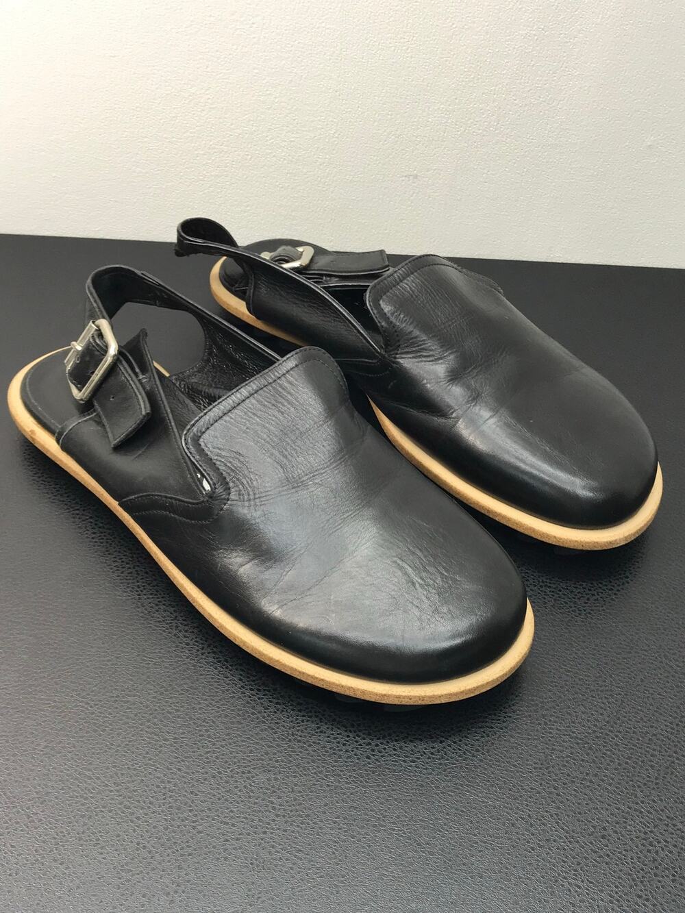 CHRISTIAN DADA Minimalist Barefoot Clogs Anatomical Wide Toe Box Heel Strap 25
